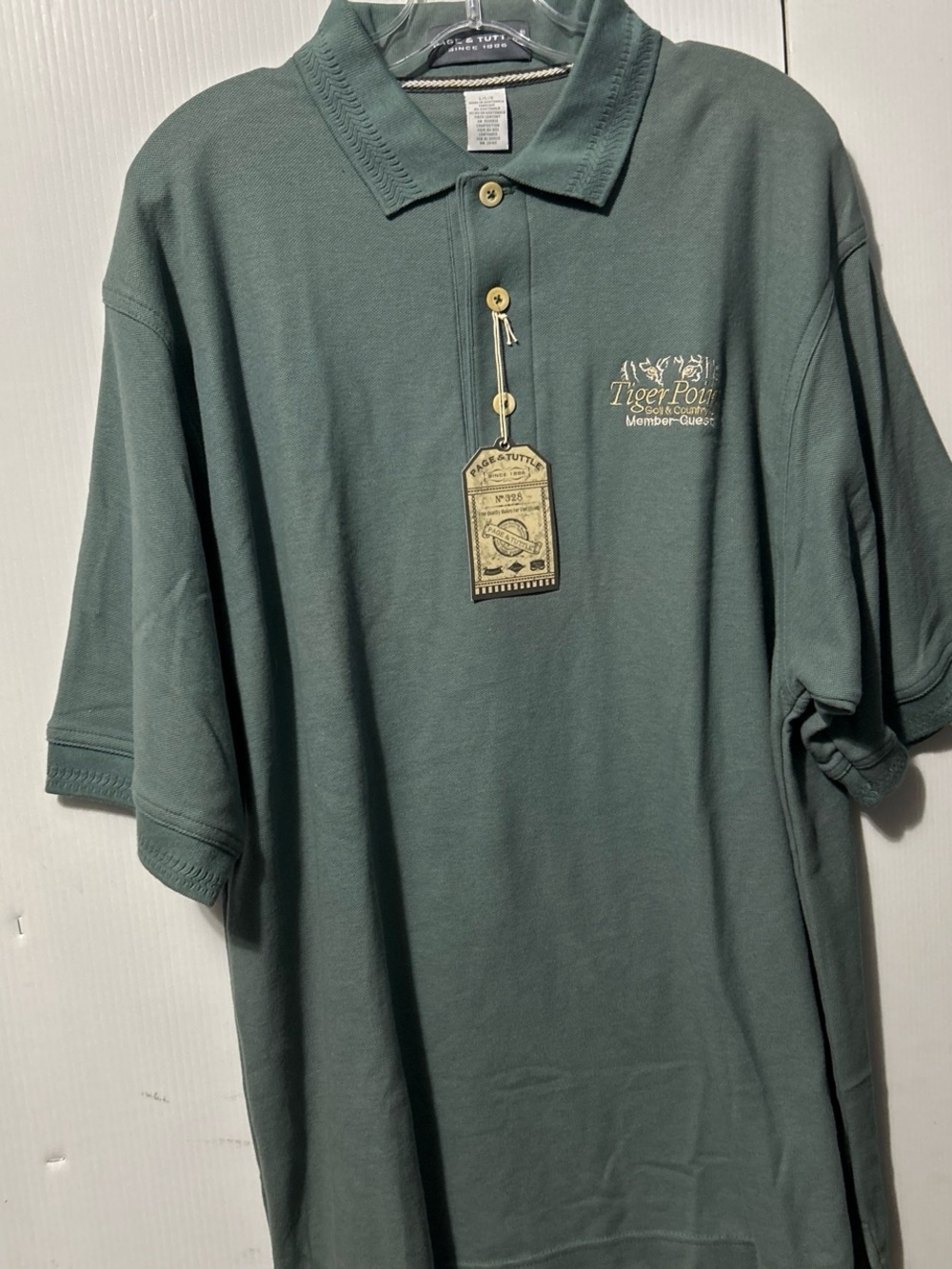 Men's Short-Sleeve Polo Shirt in Sage Green